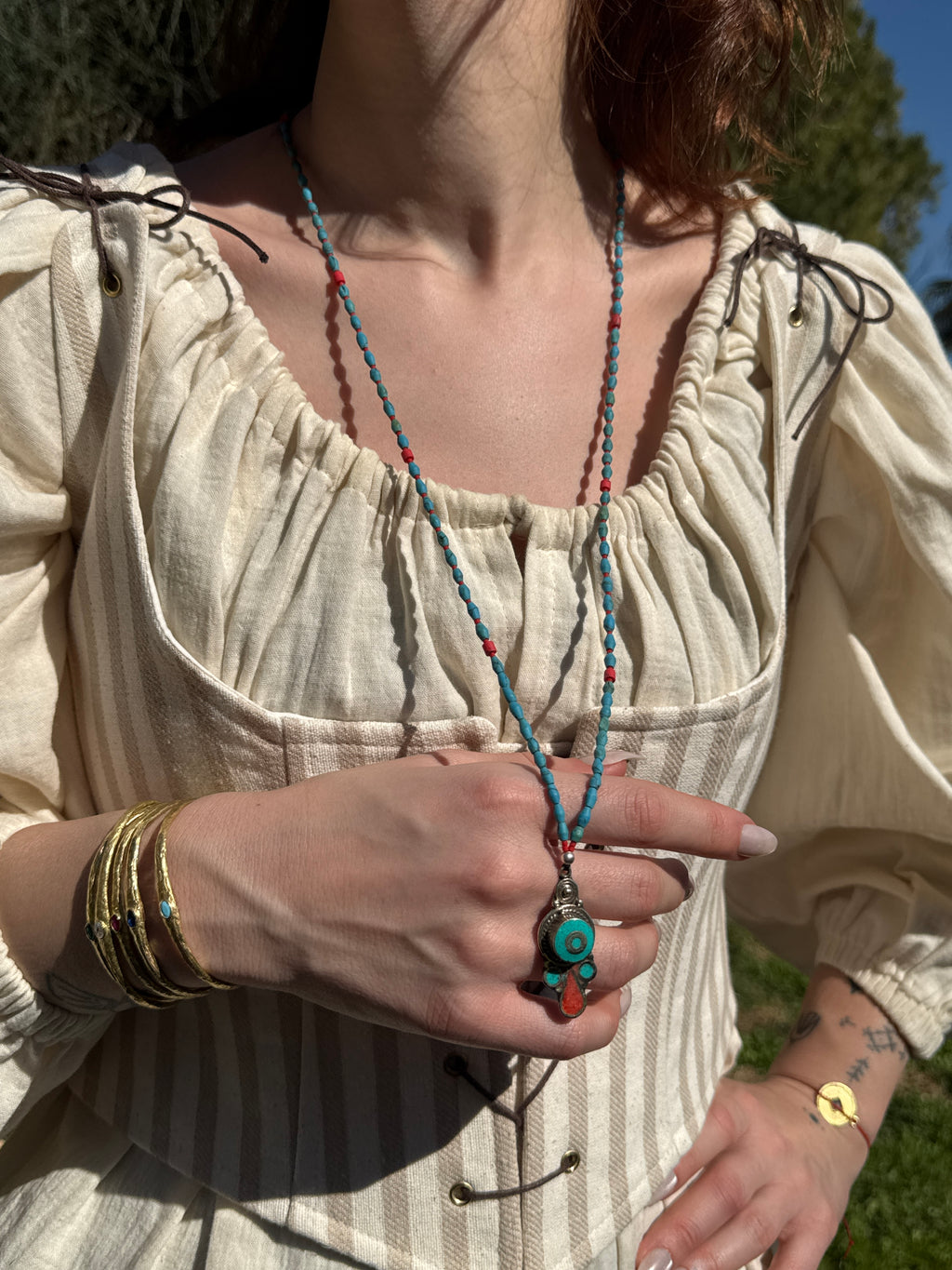 Handmade Alpaka Kolye