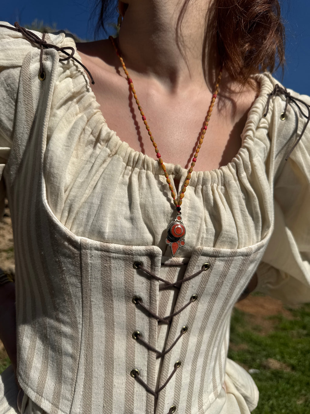 Handmade Alpaka Kolye