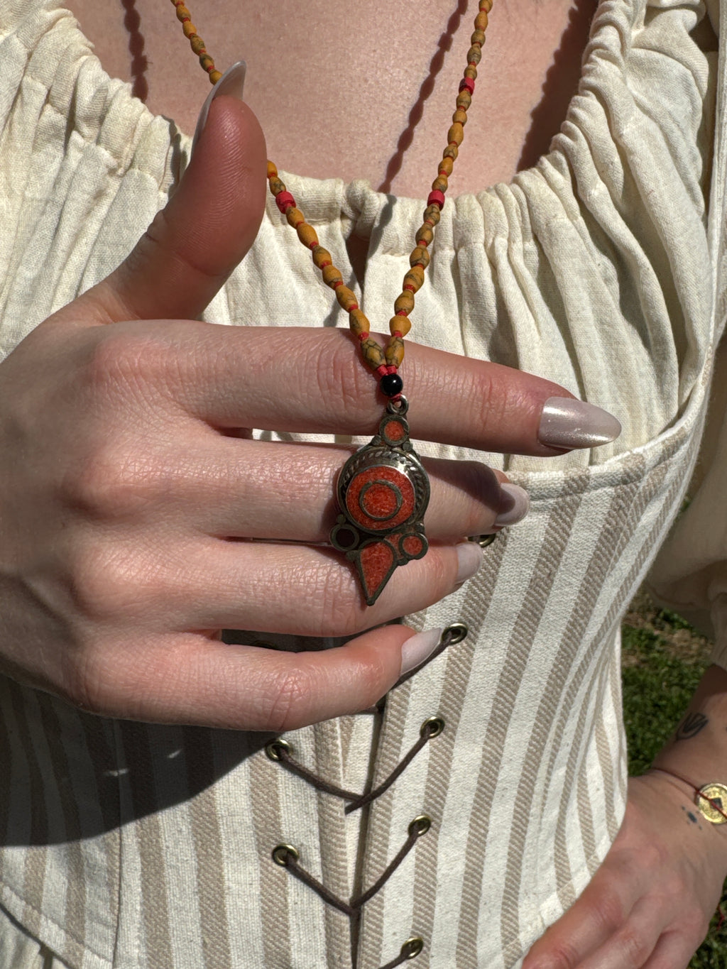 Handmade Alpaka Kolye