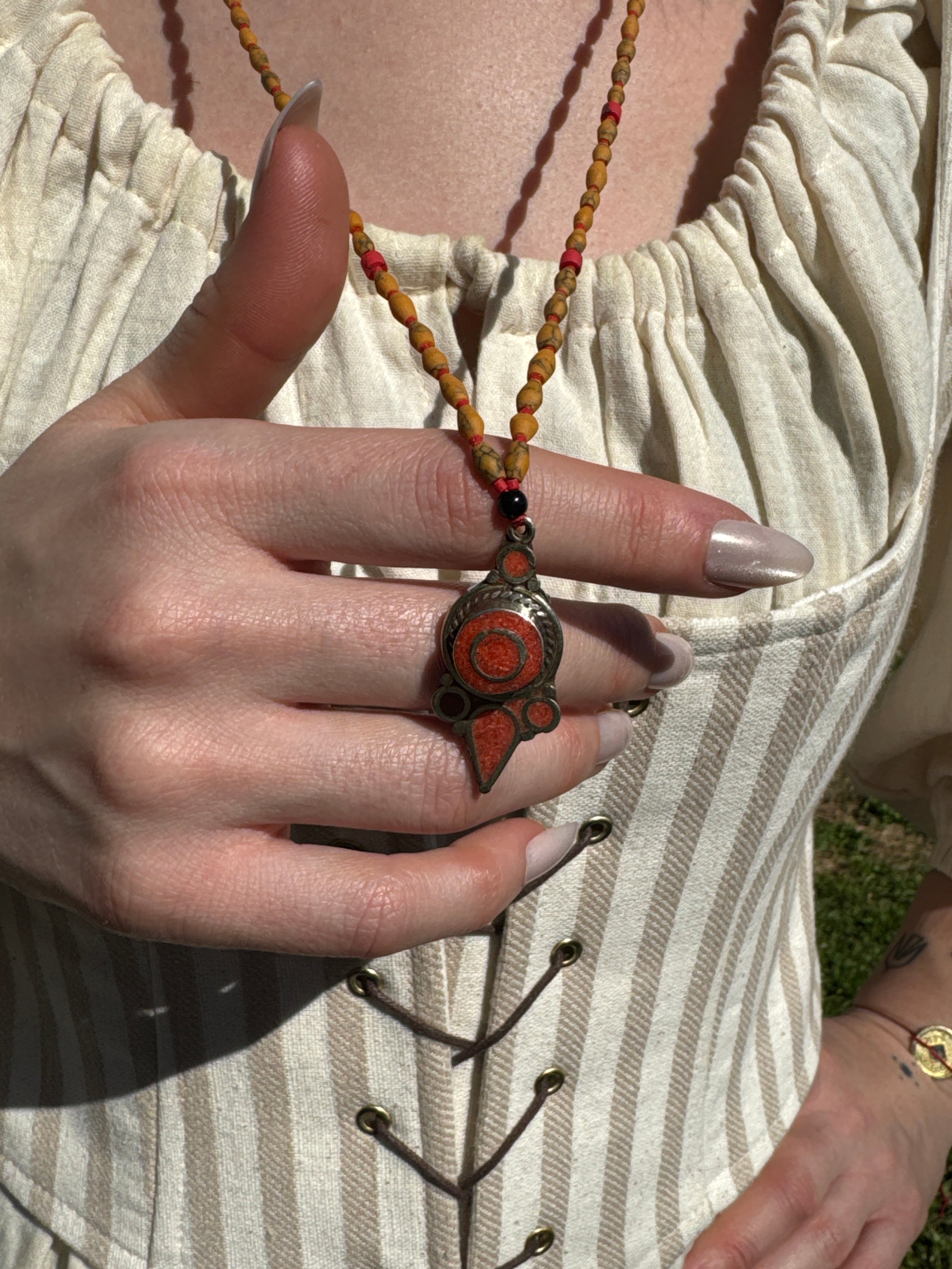 Handmade Alpaka Kolye