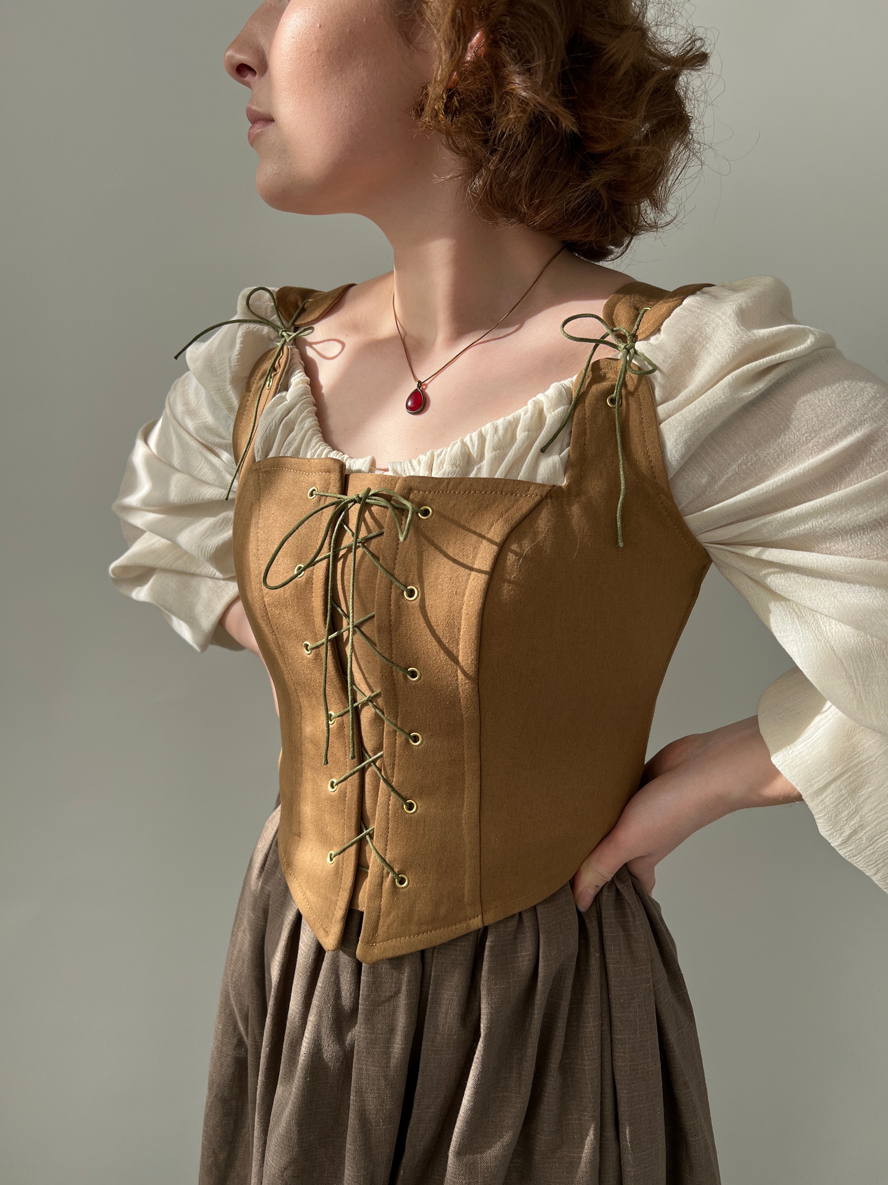 KAHVERENGİ KORSE BÜSTİYER