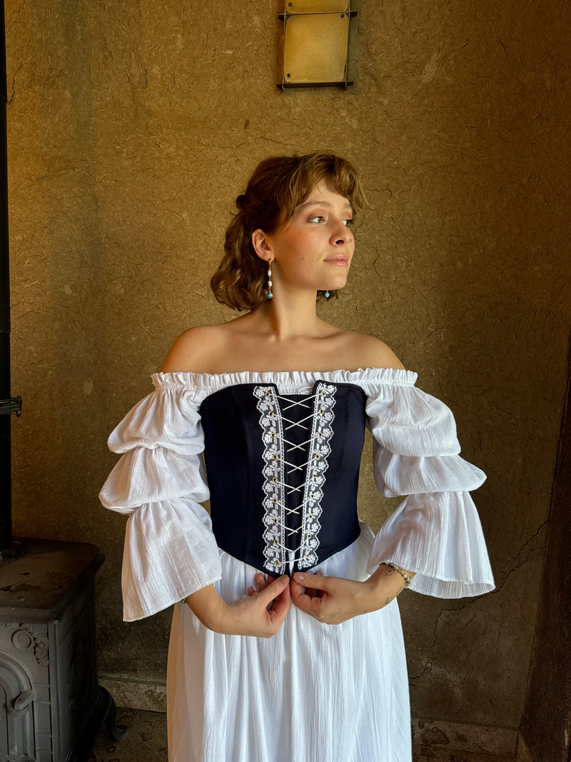 Dantelli Straplez Korse Büstiyer - 5 RENK