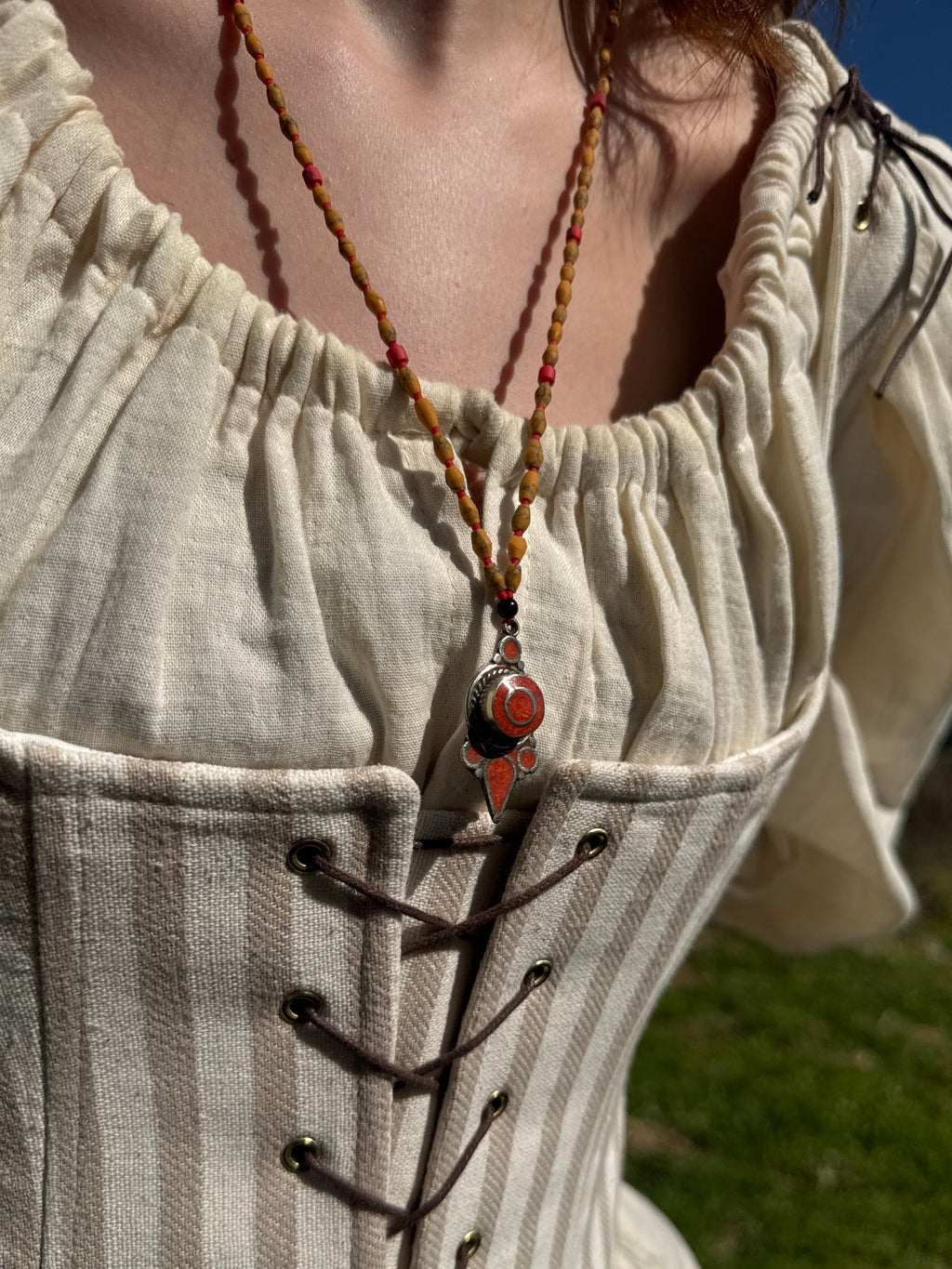 Handmade Alpaka Kolye