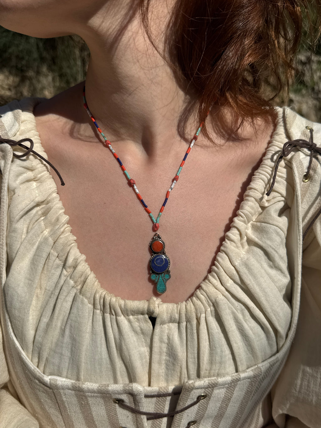 Handmade Alpaka Kolye