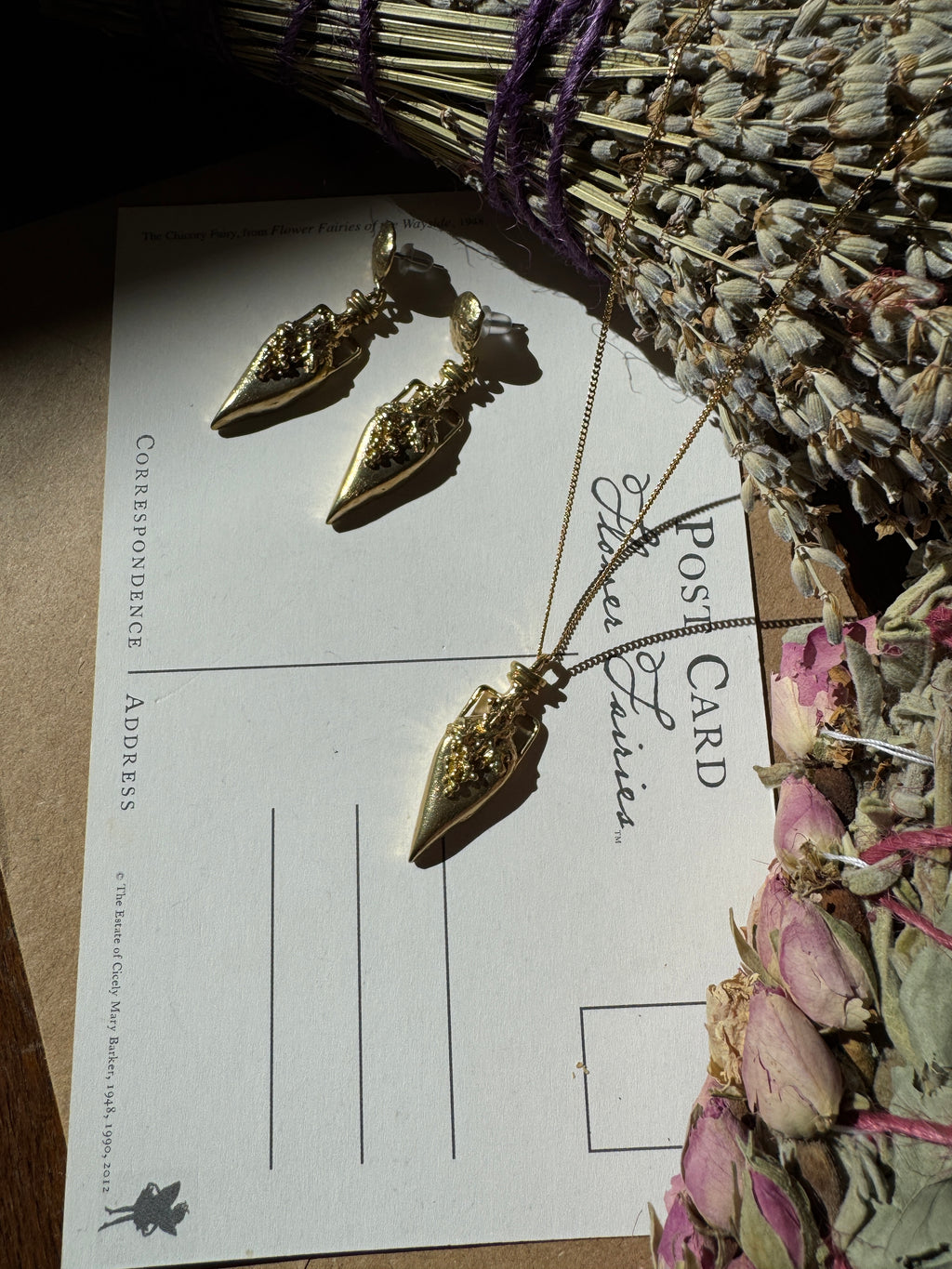 Amfora Pirinç Kolye