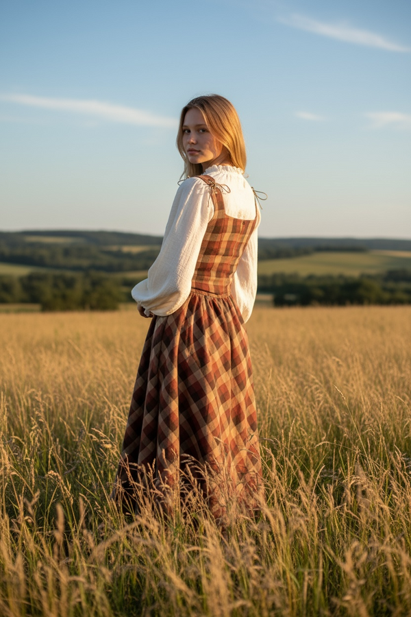 KAHVE-KIZIL EKOSE KORSE BÜSTİYER