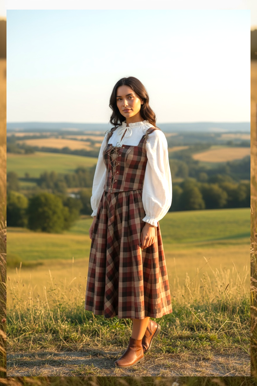 KAHVE-KIZIL EKOSE KORSE BÜSTİYER