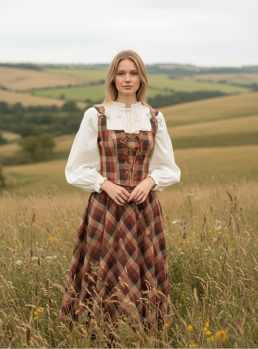 KAHVE-KIZIL EKOSE KORSE BÜSTİYER