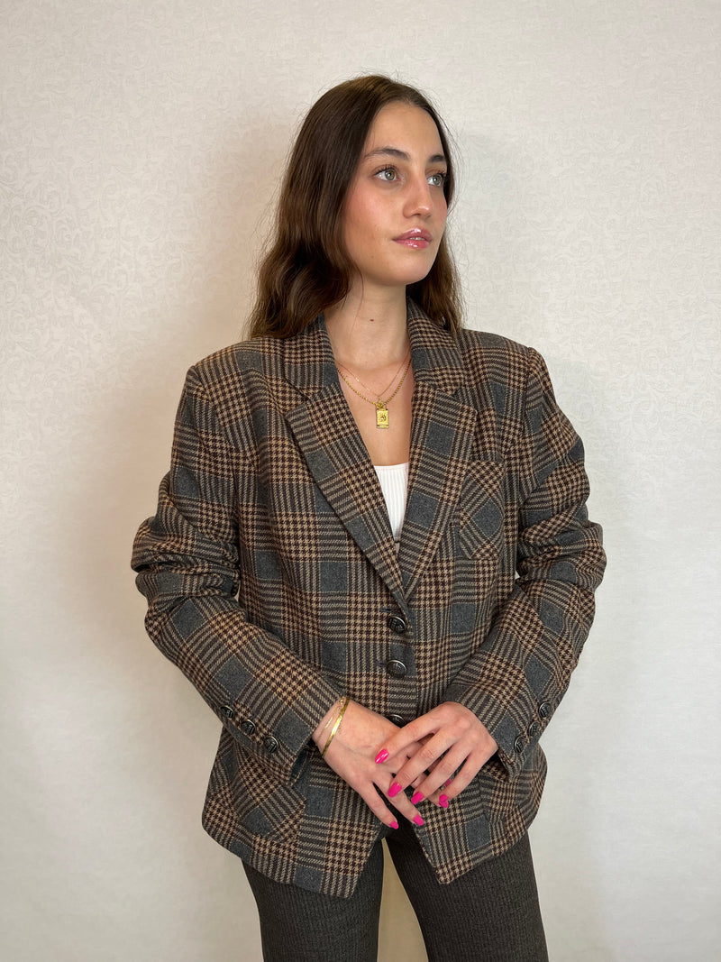 Ekose Vintage Blazer