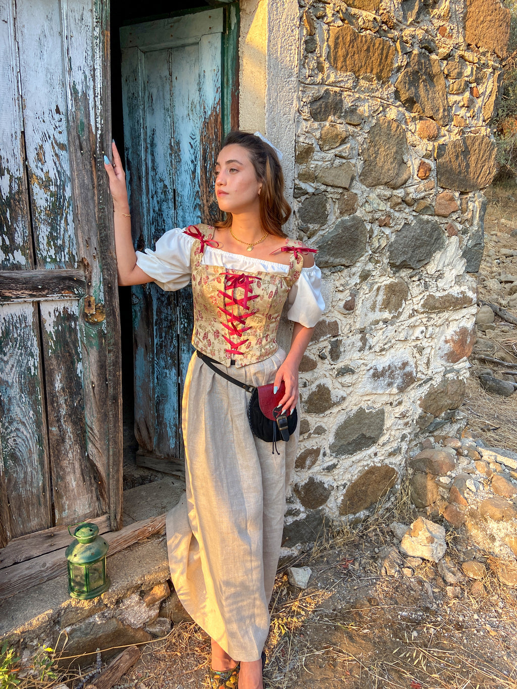 Rosaline Red Korse Büstiyer