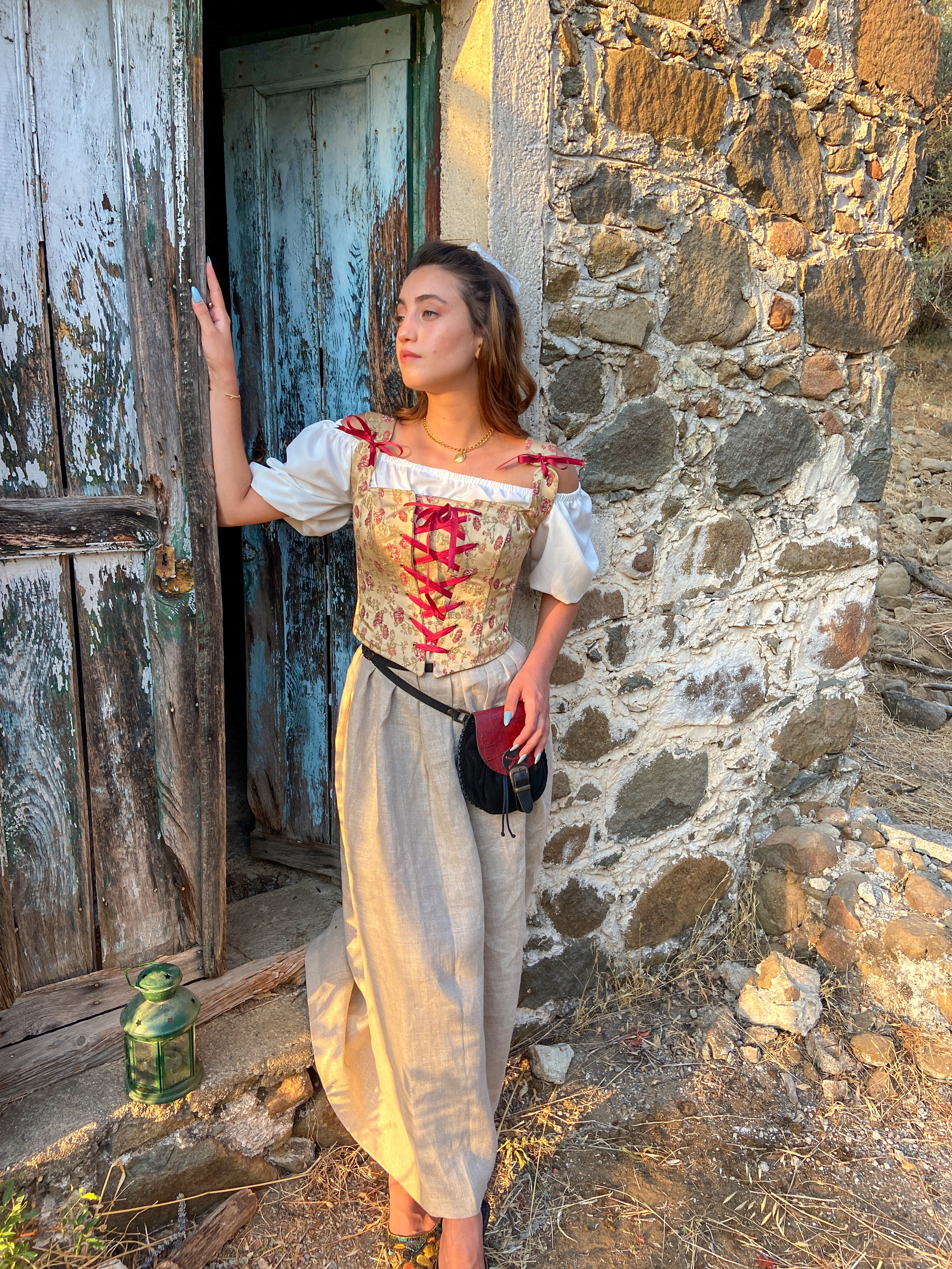 Rosaline Red Korse Büstiyer